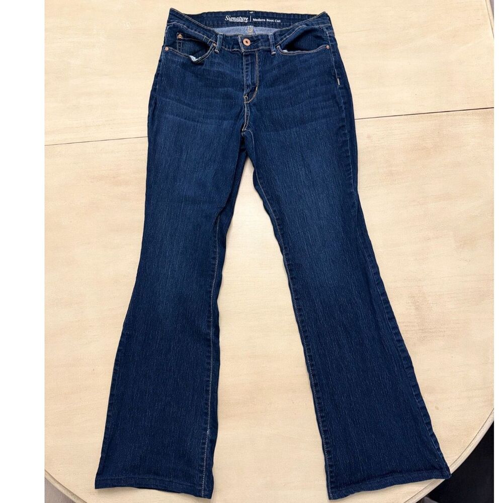 Signature by Levi Strauss & Co Modern Bootcut Dark Wash Women Size 10 30W 32L